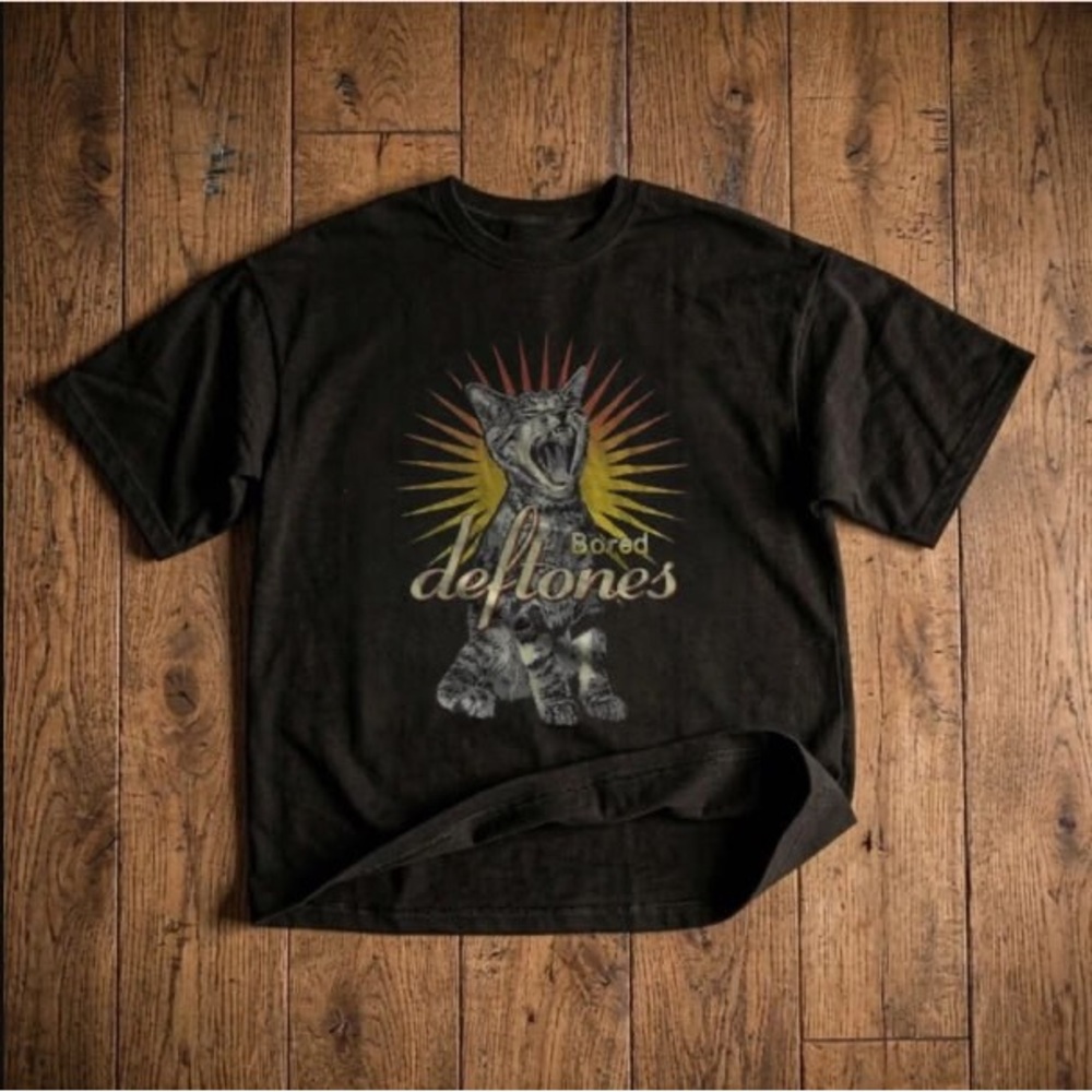 Deftones “Bored” Band cat T-shirt